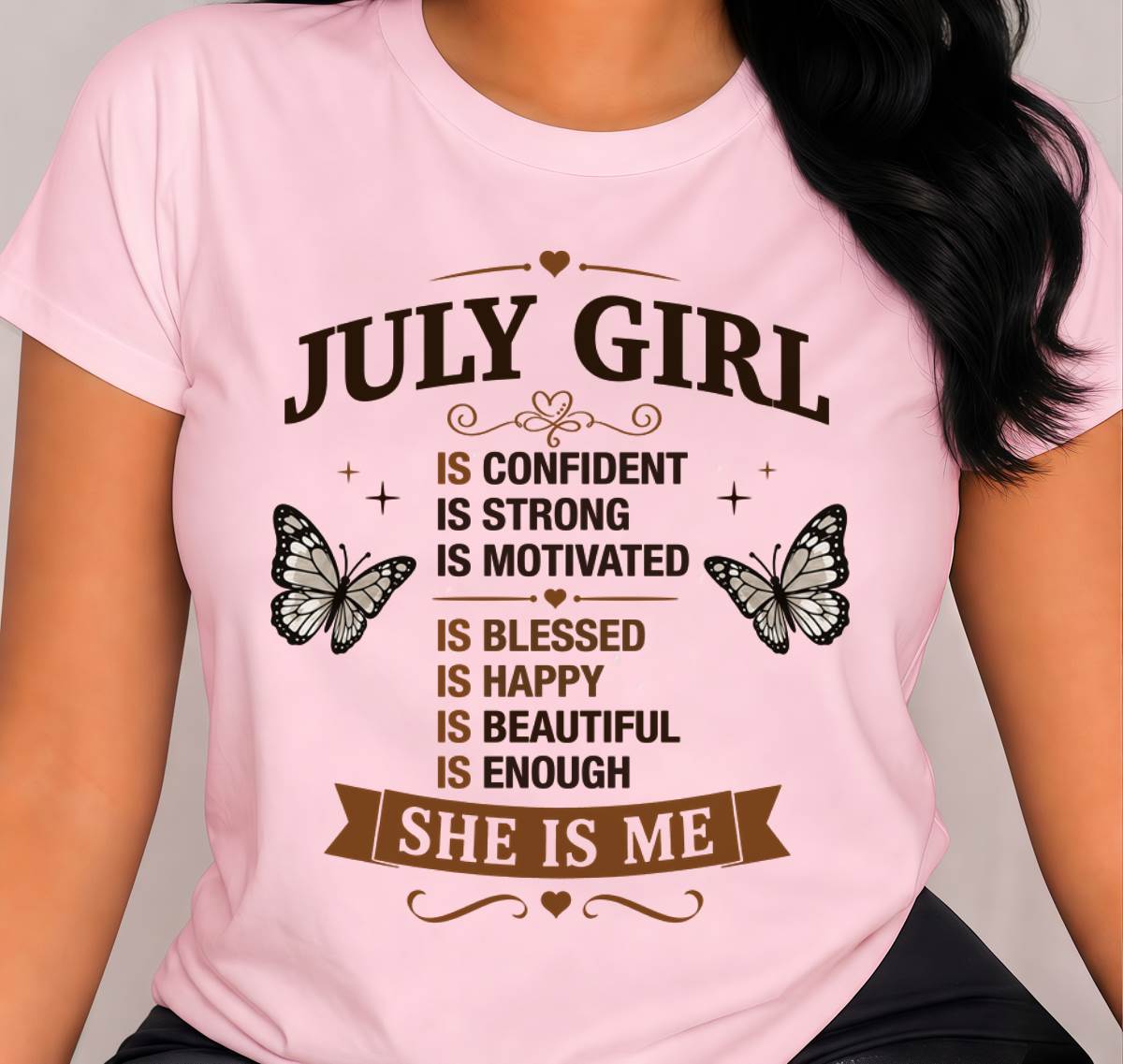 JULY GIRL – FAITH, STRENGTH & BEAUTY - FOR WOMEN - TLEE07 (SKU2605-378-07)
