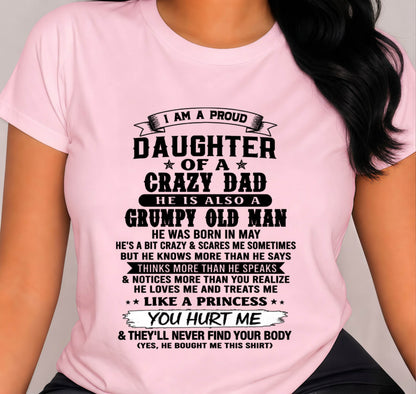 MAY - PROUD DAUGHTER OF DAD - FROM DAD - TLEE05 (SKU2606-209-05)