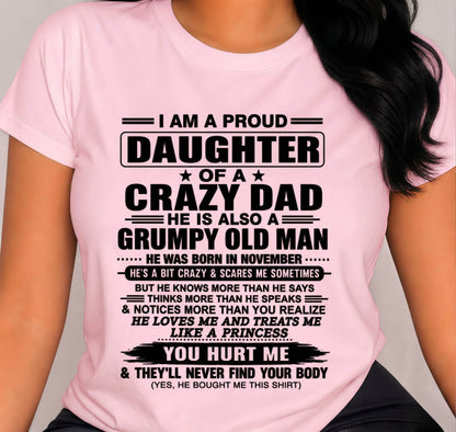 NOVEMBER DAD - GRUMPY OLD MAN, LOVING FATHER - FROM DAD - TLEE11 (SKU2606-302-11)