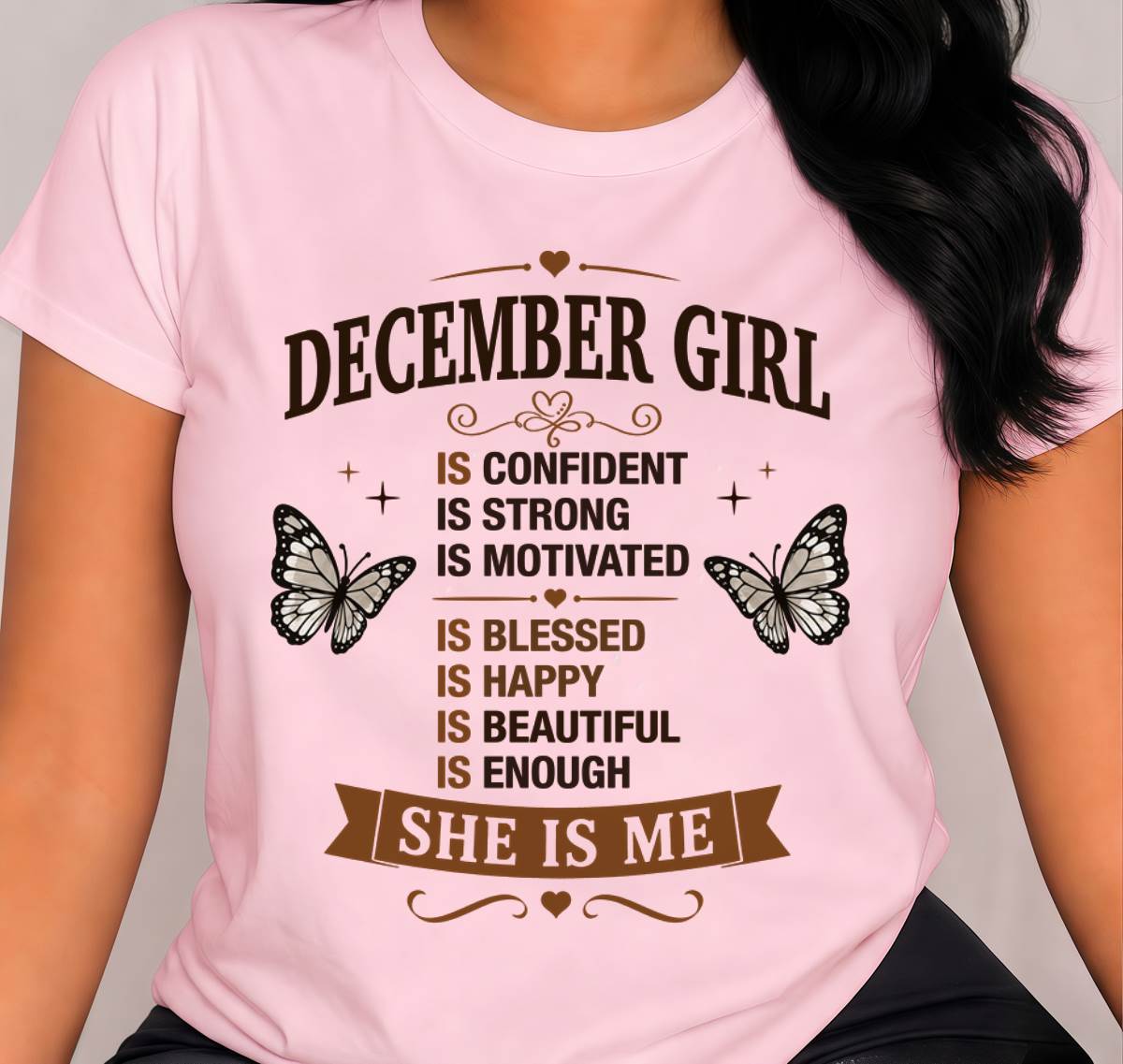 DECEMBER GIRL – FAITH, STRENGTH & BEAUTY - FOR WOMEN - TLEE12 (SKU2605-378-12)