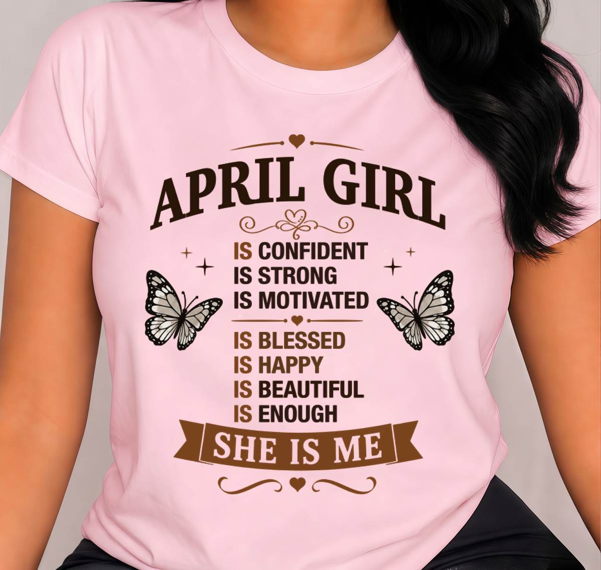 APRIL GIRL – FAITH, STRENGTH & BEAUTY - FOR WOMEN - TLEE04 (SKU2605-378-04)