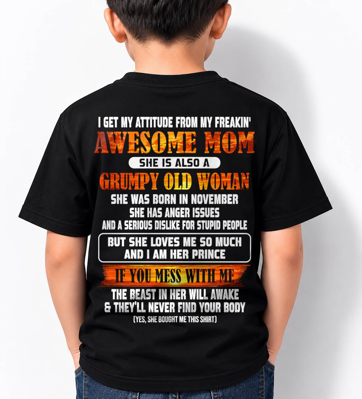 NOVEMBER - MESS WITH ME, MEET MY AWESOME MOM - FROM MOM - TLEE11 (SKU2606-142-11)