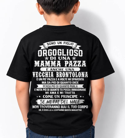 FIGLIO DI UNA MAMMA PAZZA - REGALO DA MAMMA  - TLEE00 (SKU2606-204-00)