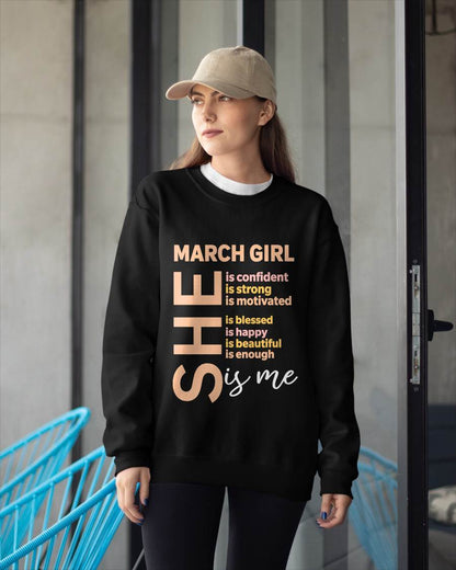 MARCH GIRL - SELF LOVE TYPOGRAPHY - FOR WOMEN - TLEE03 (SKU2606-255-03)