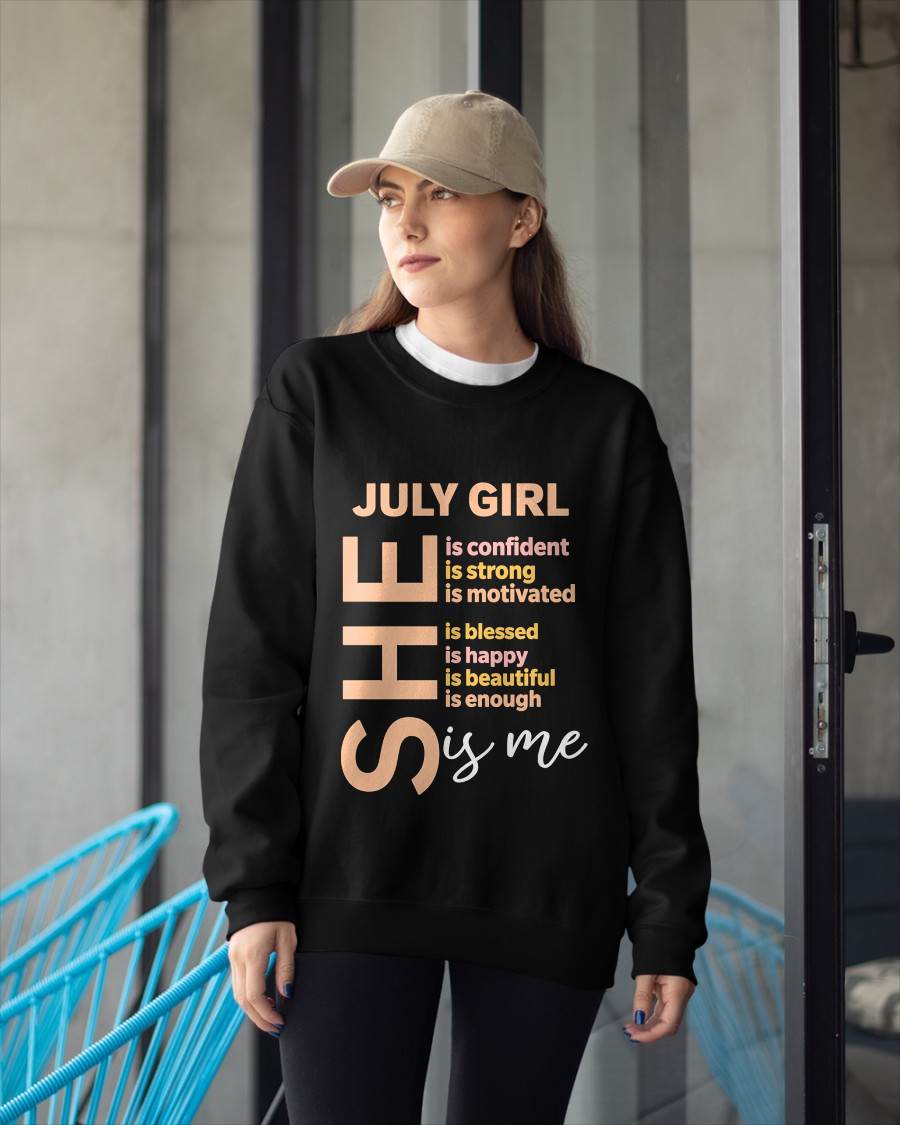 JULY GIRL - SELF LOVE TYPOGRAPHY - FOR WOMEN - TLEE07 (SKU2606-255-07)