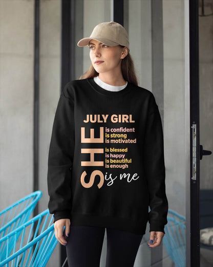 JULY GIRL - SELF LOVE TYPOGRAPHY - FOR WOMEN - TLEE07 (SKU2606-255-07)