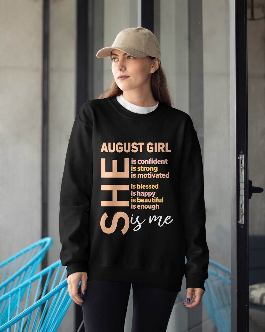 AUGUST GIRL - SELF LOVE TYPOGRAPHY - FOR WOMEN - TLEE08 (SKU2606-255-08)