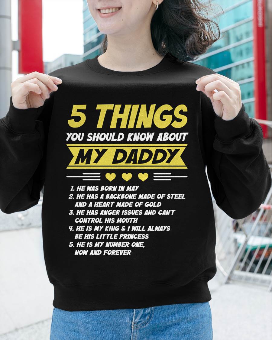 MAY - 5 THINGS YOU SHOULD KNOW ABOUT MY DADDY - FROM DAD - TLEE05 (SKU2606-53-05)