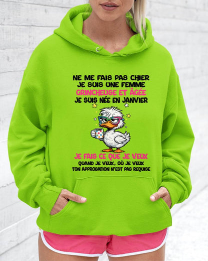 JE SUIS UNE FILLE DE JANVIER - POUR FEMME - TLEE01 (SKU2604-117-01)