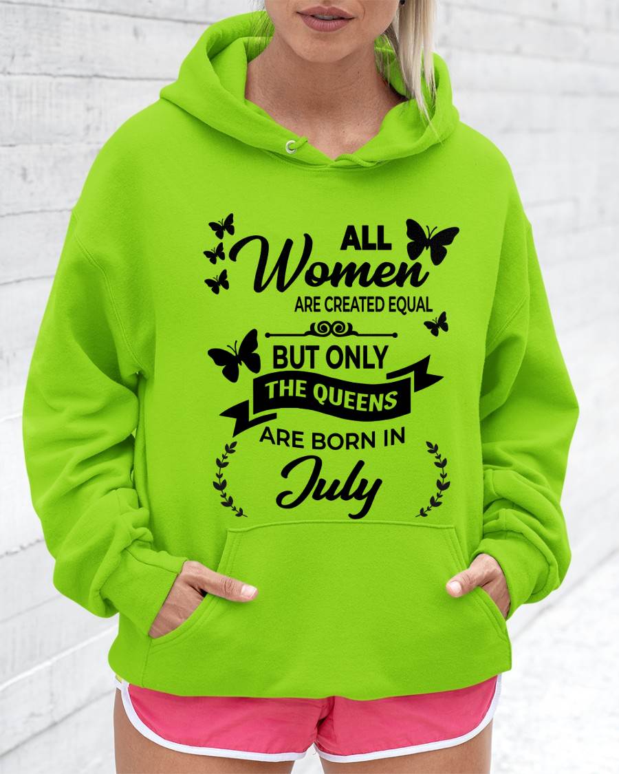 JULY GIRLS ARE TRUE QUEENS - FOR WOMEN - TLEE07 (SKU2605-58-07)