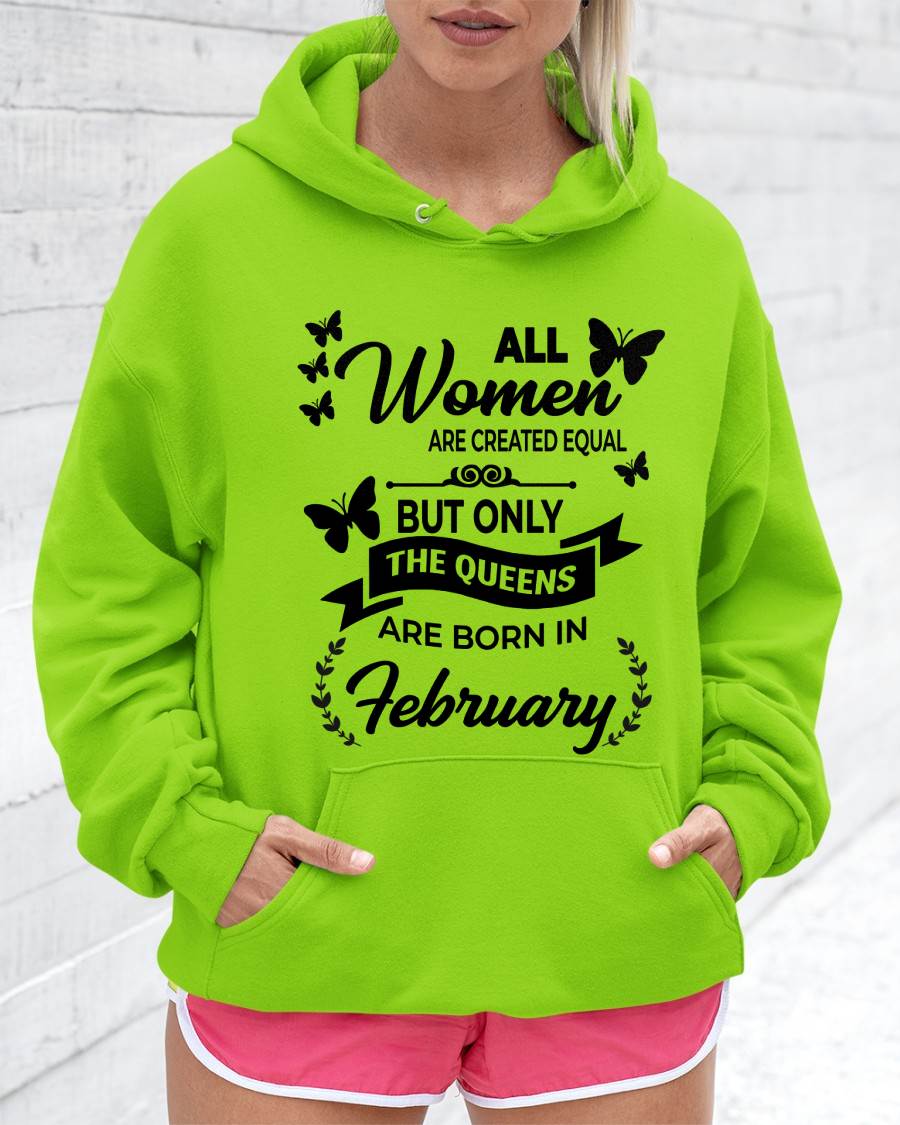 FEBRUARY GIRLS ARE TRUE QUEENS - FOR WOMEN - TLEE02 (SKU2605-58-02)