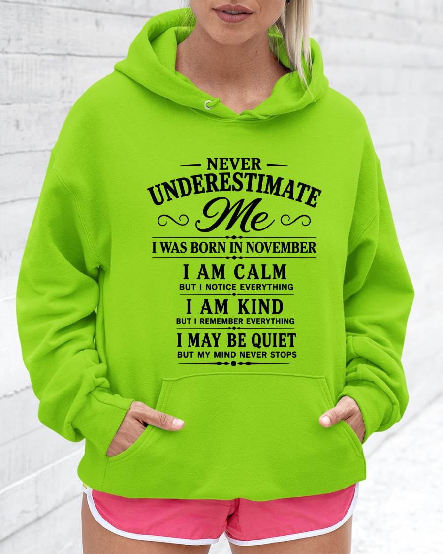 NOVEMBER GIRL : CALM, KIND, UNFORGETTABLE - FOR WOMEN - TLEE11 (SKU2606-139-11)