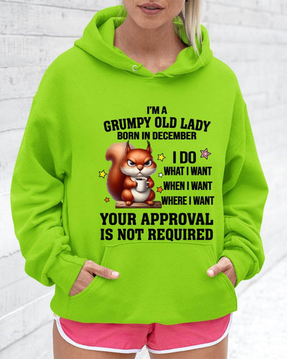 DECEMBER BORN WOMEN DON’T NEED APPROVAL TEE - FOR WOMEN - TLEE12 (SKU2605-211-12)