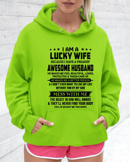 LUCKY WIFE OF AN AWESOME HUSBAND - FROM HUSBAND - TLEE00 (SKU2605-97-00)