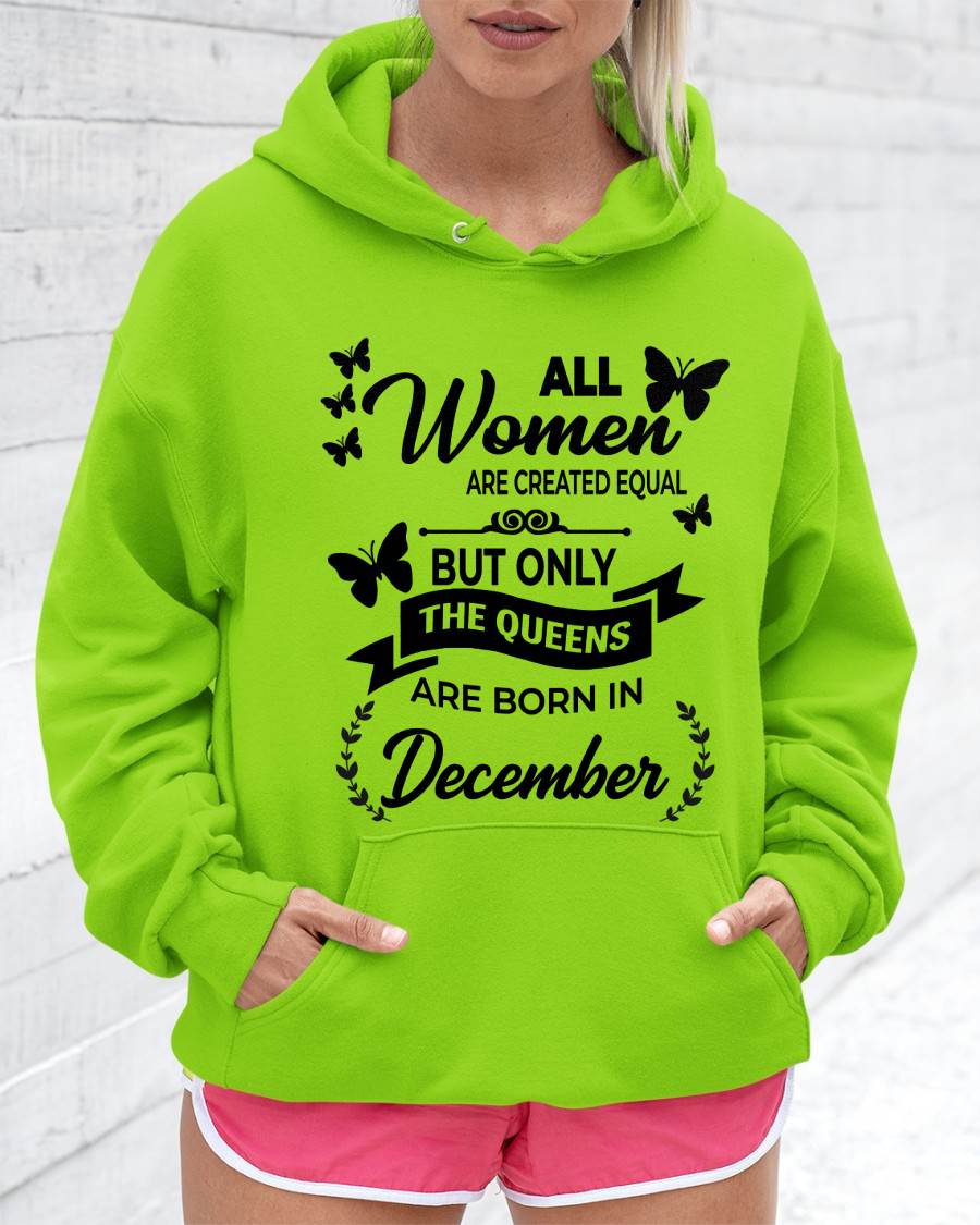 DECEMBER GIRLS ARE TRUE QUEENS - FOR WOMEN - TLEE12 (SKU2605-58-12)