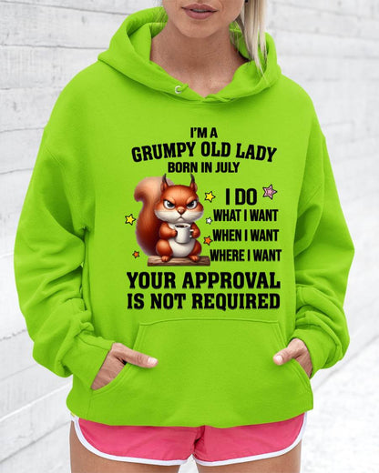 JULY BORN WOMEN DON’T NEED APPROVAL TEE - FOR WOMEN - TLEE07 (SKU2605-211-07)