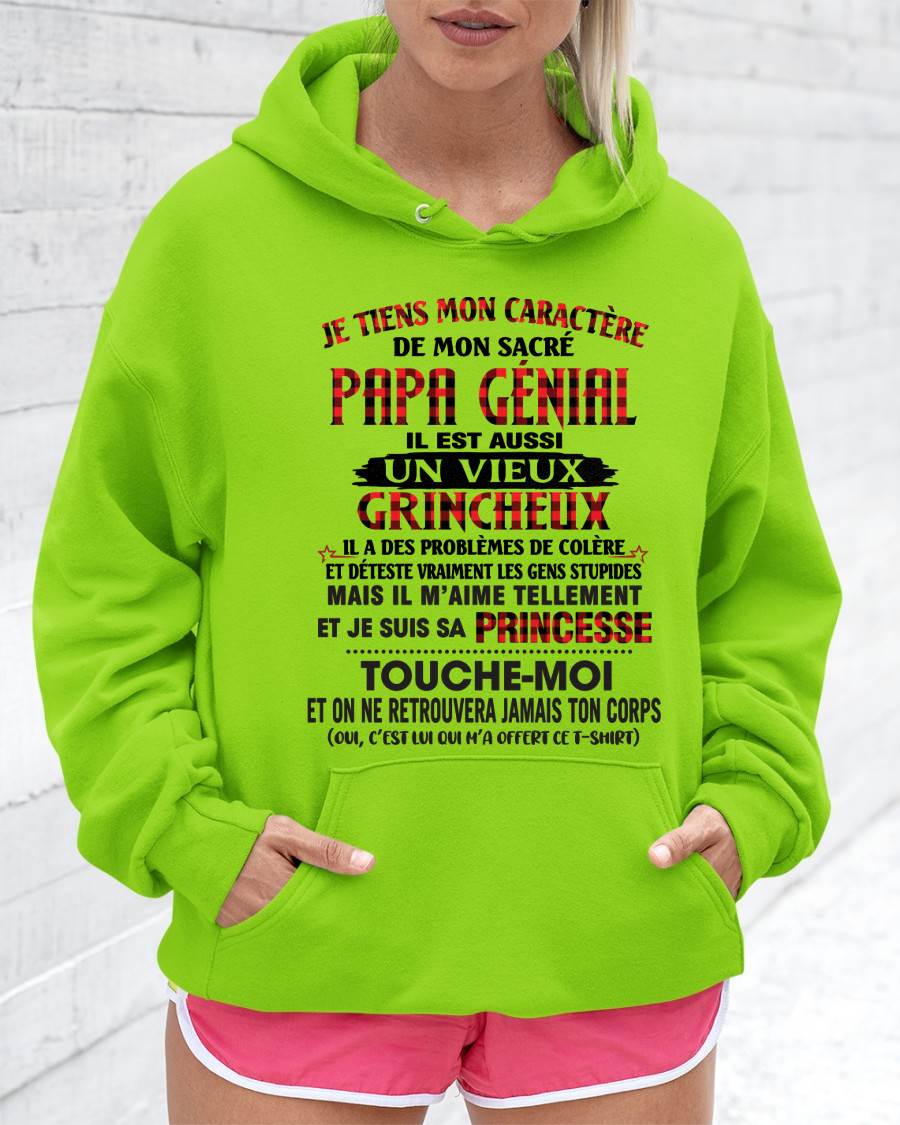 FILLE À PAPA GÂTÉE ET FIÈRE - CADEAU DE PAPA - TLEE00 (SKU2605-355-00)