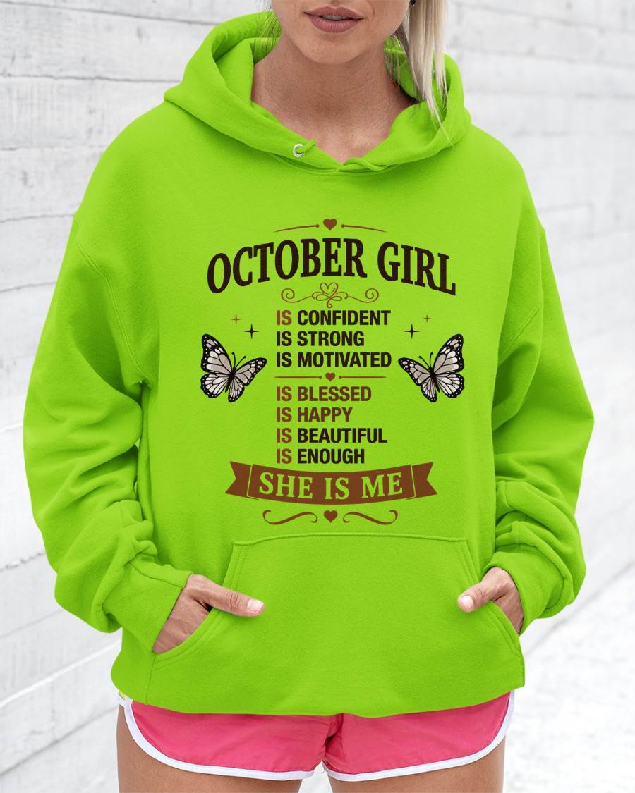 OCTOBER GIRL – FAITH, STRENGTH & BEAUTY - FOR WOMEN - TLEE10 (SKU2605-378-10)
