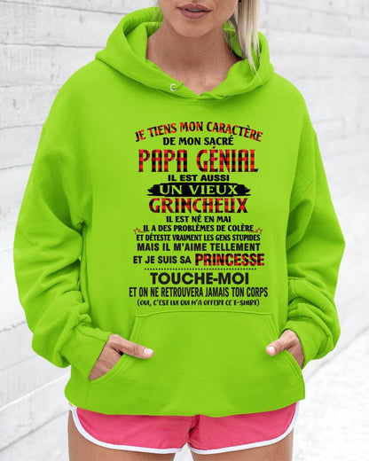MAI / FILLE À PAPA GÂTÉE ET FIÈRE - CADEAU DE PAPA - TLEE05 (SKU2605-355-05)