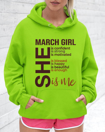 MARCH BORN GIRL – CONFIDENT & STRONG - FOR WOMEN - TLEE03 (SKU2605-04-03)