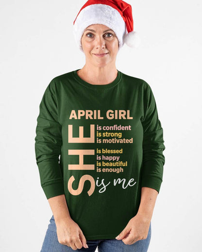 APRIL GIRL - SELF LOVE TYPOGRAPHY - FOR WOMEN - TLEE04 (SKU2606-255-04)