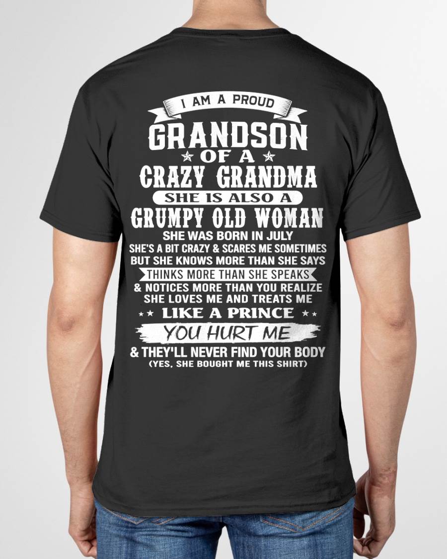 JULY - GRANDSON OF A CRAZY GRANDMA - FROM GRANDMA - TLEE07 (SKU2606-274-07)