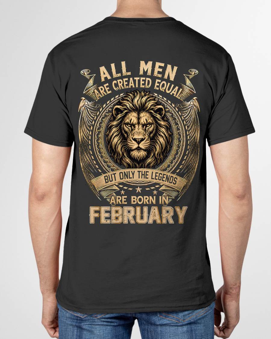 FEBRUARY BORN LEGEND SHIRT – LION KING - FOR MAN - TLEE02 (SKU2606-177-02)