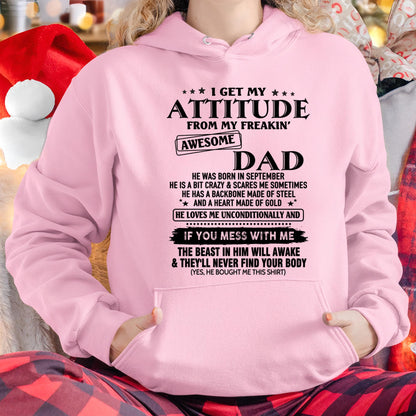 September - Gift For Son and Daughter From Dad - TLEE09 - (SKU-TDADC-09)