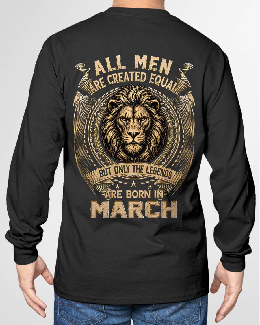 MARCH BORN LEGEND SHIRT – LION KING - FOR MAN - TLEE03 (SKU2606-177-03)