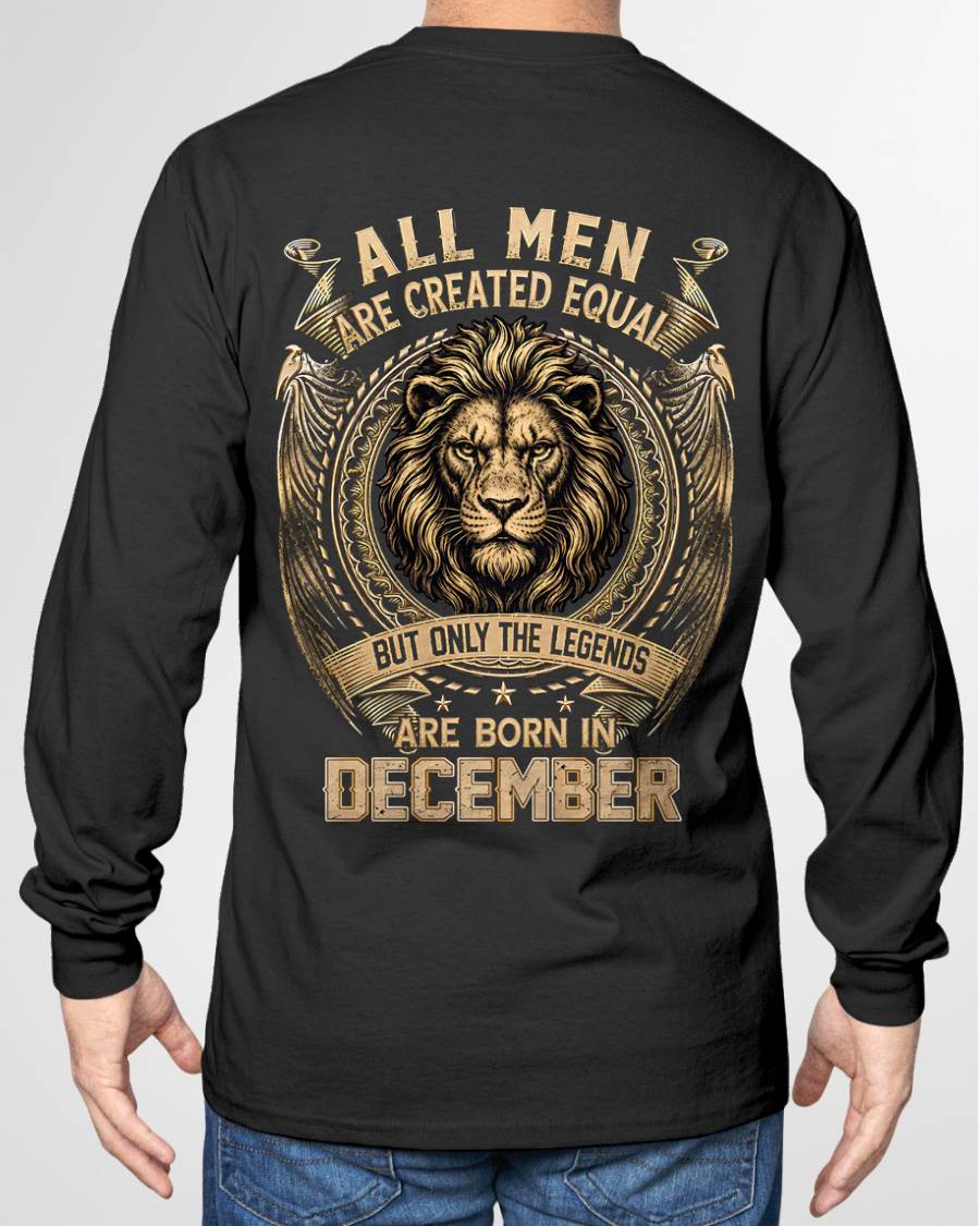 DECEMBER BORN LEGEND SHIRT – LION KING - FOR MAN - TLEE12 (SKU2606-177-12)