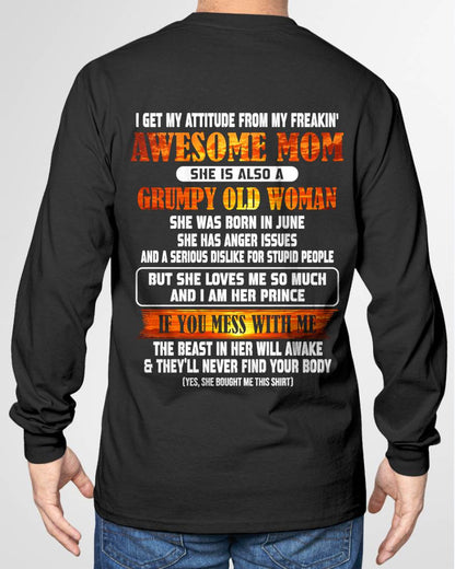 JUNE - MESS WITH ME, MEET MY AWESOME MOM - FROM MOM - TLEE06 (SKU2606-142-06)