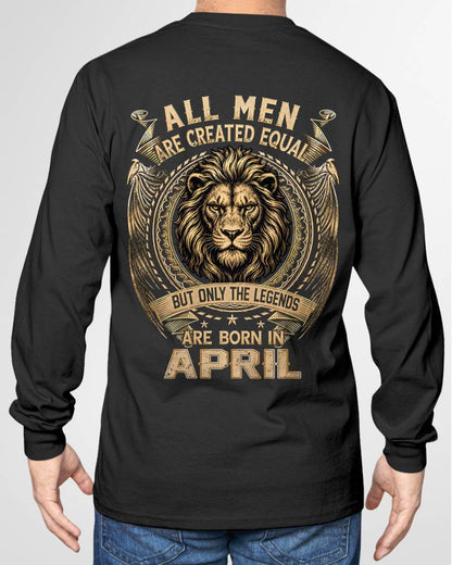 APRIL BORN LEGEND SHIRT – LION KING - FOR MAN - TLEE04 (SKU2606-177-04)