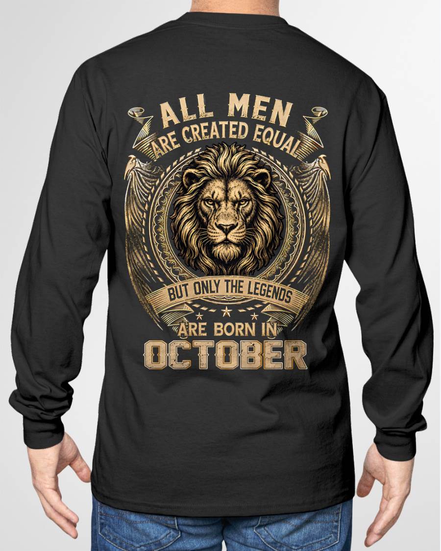 OCTOBER BORN LEGEND SHIRT – LION KING - FOR MAN - TLEE10 (SKU2606-177-10)
