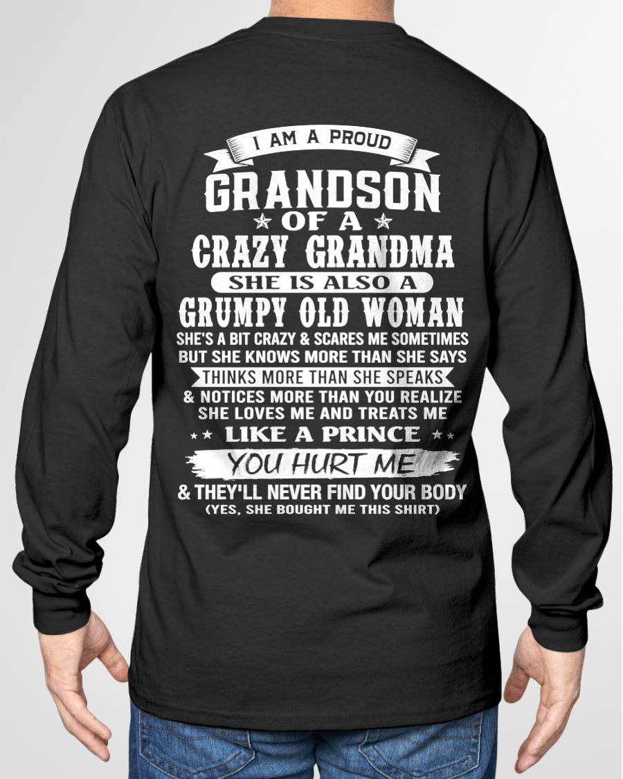 GRANDSON OF A CRAZY GRANDMA - FROM GRANDMA - TLEE00 (SKU2606-274-00)