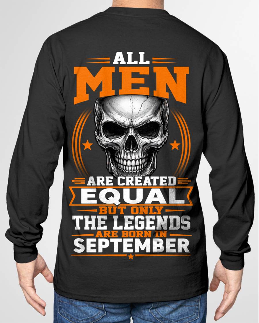 SEPTEMBER BORN – NOT JUST MEN, BUT LEGENDS - FOR MAN - TLEE09 (SKU2604-310-09)