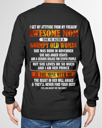 NOVEMBER - MESS WITH ME, MEET MY AWESOME MOM - FROM MOM - TLEE11 (SKU2606-142-11)