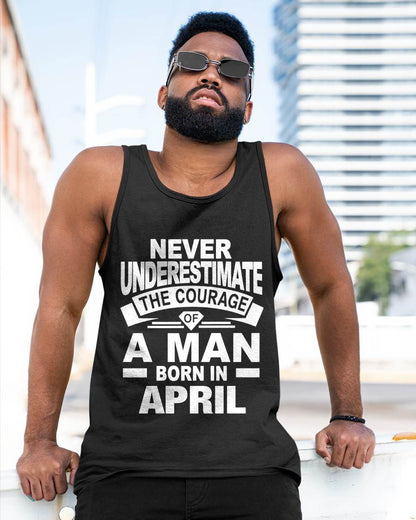 APRIL BORN MAN : COURAGE STRENGTH & PRIDE - FOR MAN - TLEE04 (SKU2606-126-04)