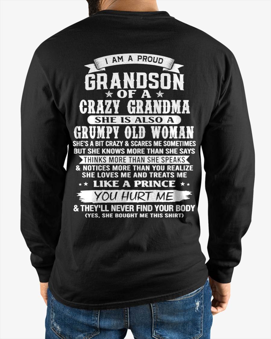 GRANDSON OF A CRAZY GRANDMA - FROM GRANDMA - TLEE00 (SKU2606-274-00)