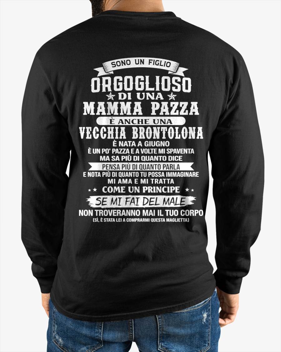 GIUGNO / FIGLIO DI UNA MAMMA PAZZA - REGALO DA MAMMA  - TLEE06 (SKU2606-204-06)