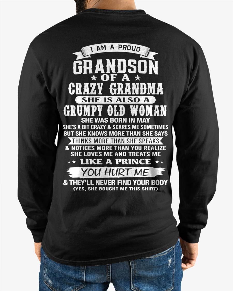 MAY - GRANDSON OF A CRAZY GRANDMA - FROM GRANDMA - TLEE05 (SKU2606-274-05)
