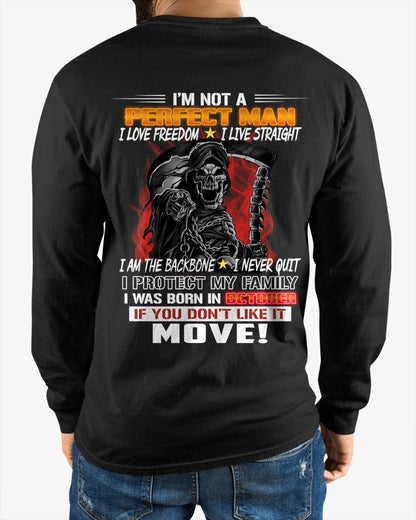 OCTOBER - A MAN WHO NEVER QUITS AND PROTECTS HIS OWN - FOR MAN - TLEE10 (SKU26T-01231-10)