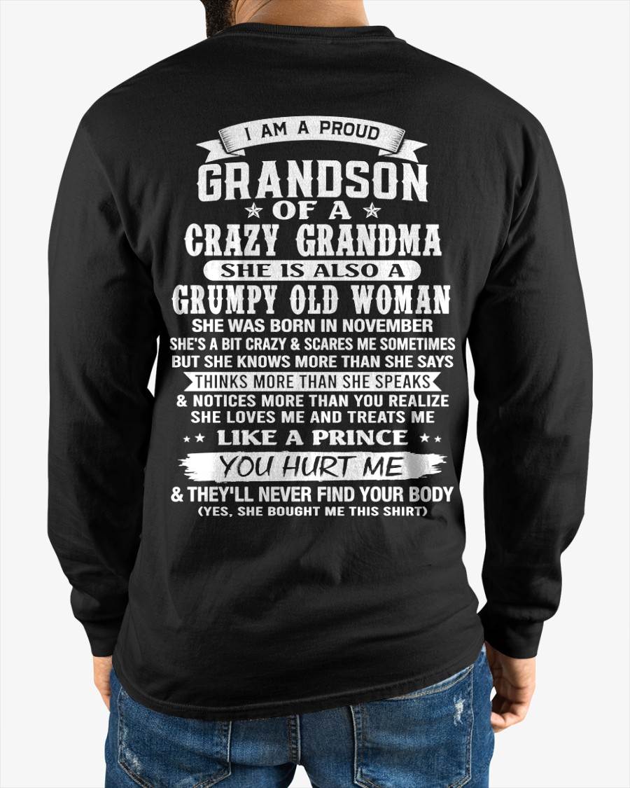 NOVEMBER - GRANDSON OF A CRAZY GRANDMA - FROM GRANDMA - TLEE11 (SKU2606-274-11)