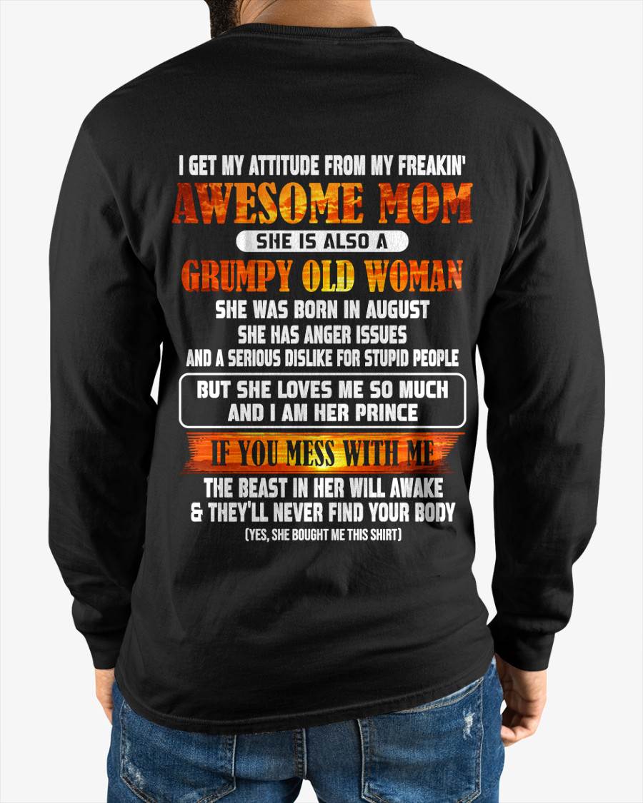 AUGUST - MESS WITH ME, MEET MY AWESOME MOM - FROM MOM - TLEE08 (SKU2606-142-08)
