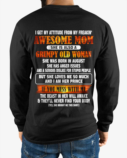 AUGUST - MESS WITH ME, MEET MY AWESOME MOM - FROM MOM - TLEE08 (SKU2606-142-08)