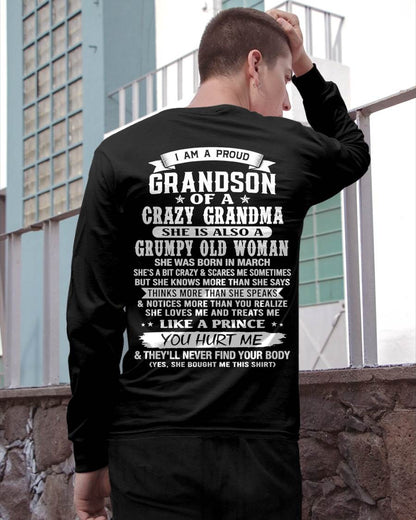 MARCH - GRANDSON OF A CRAZY GRANDMA - FROM GRANDMA - TLEE03 (SKU2606-274-03)