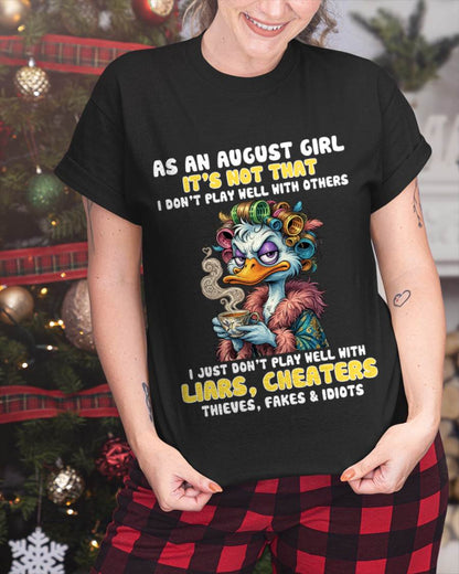 AS AN AUGUST GIRL, I PLAY NICE BUT SELECTIVELY - FOR WOMEN - TLEE08 (SKU2604-29-08)