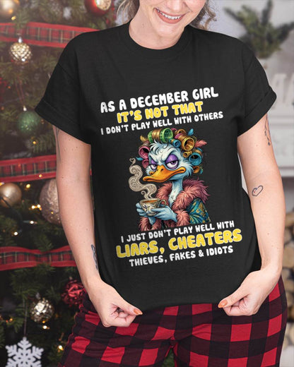 AS A DECEMBER GIRL, I PLAY NICE BUT SELECTIVELY - FOR WOMEN - TLEE12 (SKU2604-29-12)