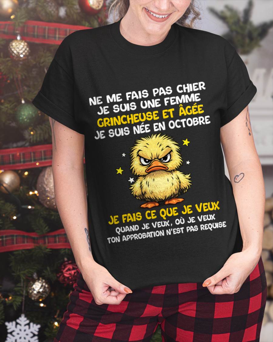 JE SUIS UNE FILLE D’OCTOBRE - POUR FEMME - TLEE10 (SKU2604-119-10)