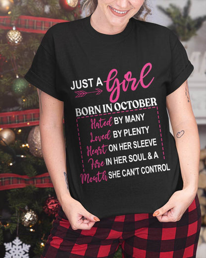AN OCTOBER GIRL – HATED BY MANY, LOVED BY PLENTY - FOR WOMEN - TLEE10 (SKU2604-06-10)
