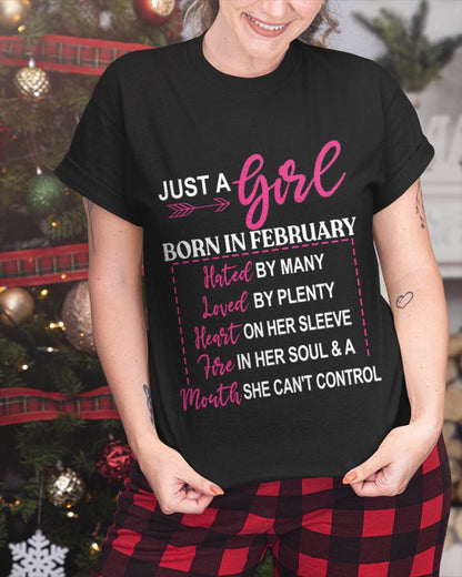 A FEBRUARY GIRL – HATED BY MANY, LOVED BY PLENTY - FOR WOMEN - TLEE02 (SKU2604-06-02)